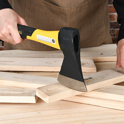 Топор Deli "EDL5709", 0.8 кг,  фиберглассовая рукоятка - 5