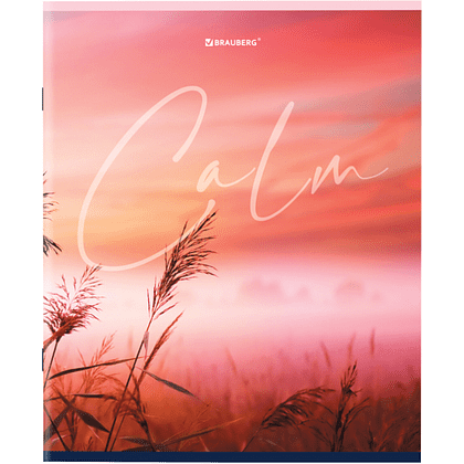 Тетрадь "Calm", А5, 96 листов, в клетку, ассорти - 3