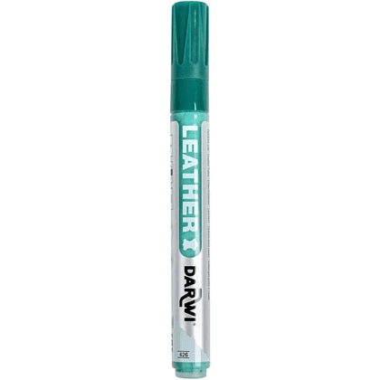 Маркер акриловый для кожи "Darwi", 2 мм, темно-зеленый