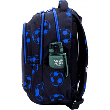 Рюкзак школьный "Neo Blue Football", черный 