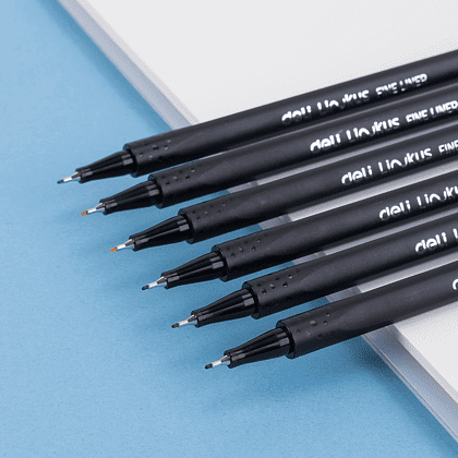 Ручка-лайнер "Linkus", 0.45 мм, 6 шт, ассорти - 4