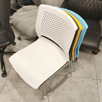 Стул для посетителей EVERPROF Neo, серый - 4