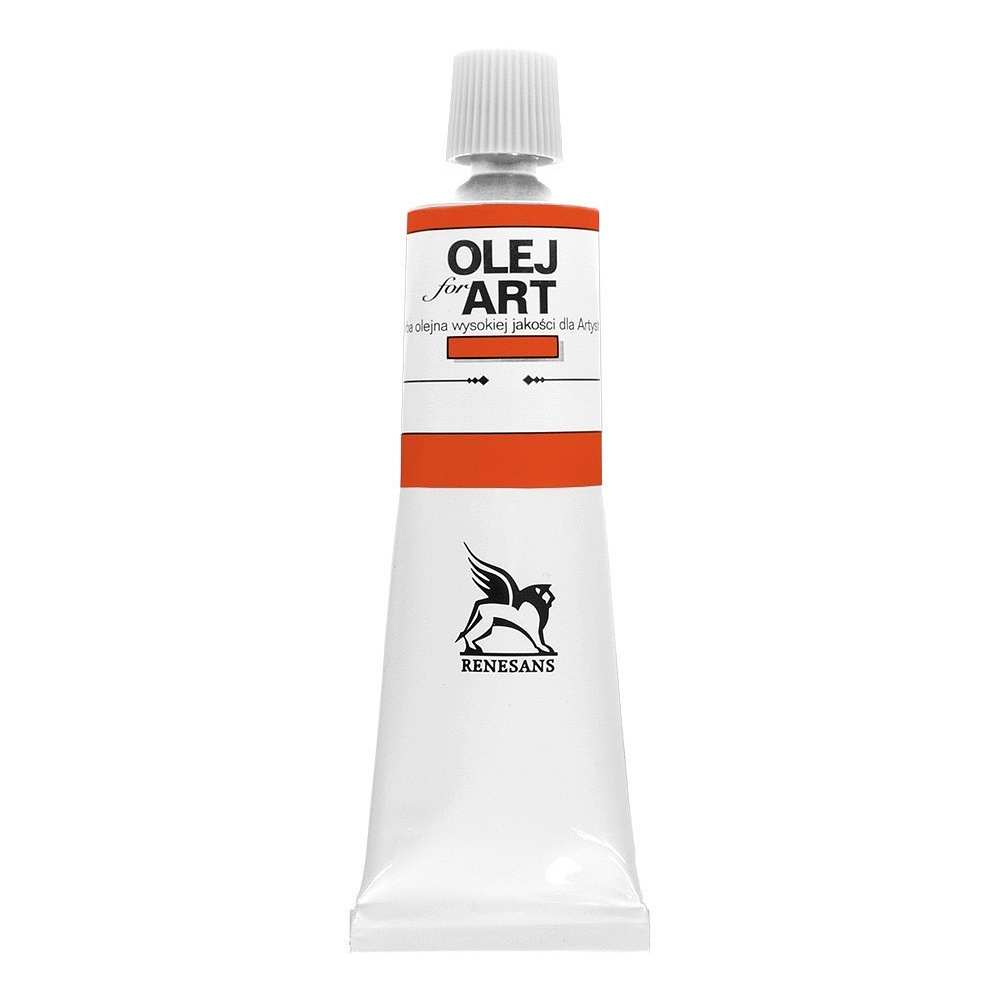 Краски масляные Renesans "Oils for art", 19 красный сатурн, 60 мл, туба