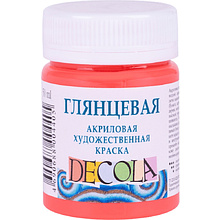 Краска акриловая глянцевая "Декола", 50 мл., банка