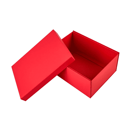 Коробка картонная, 220х160х95 мм, красный - 3