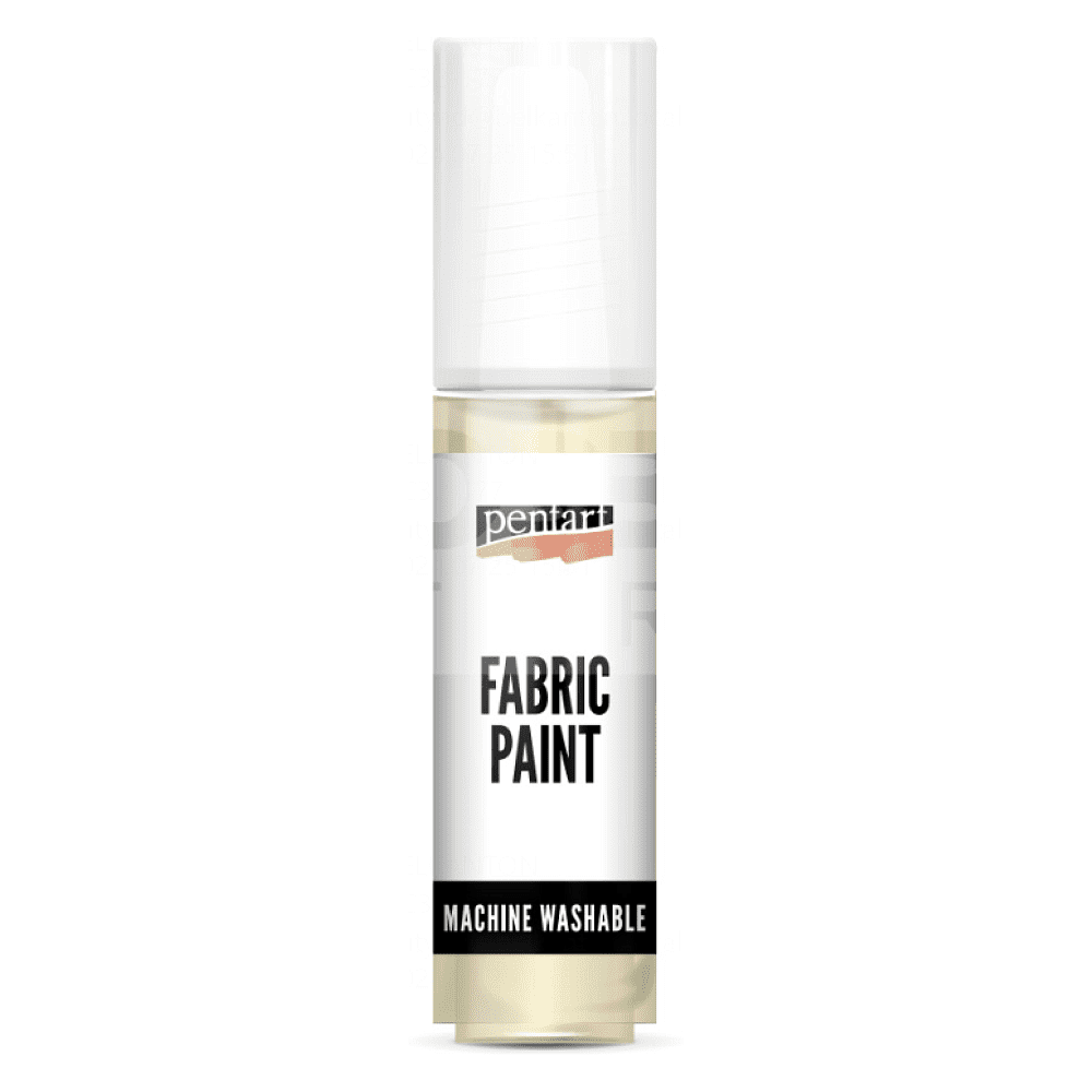 Краски для текстиля "Pentart Fabric paint", ваниль, банка