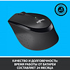 Мышь Logitech "M330 Silent Plus", беспроводная, черный - 5