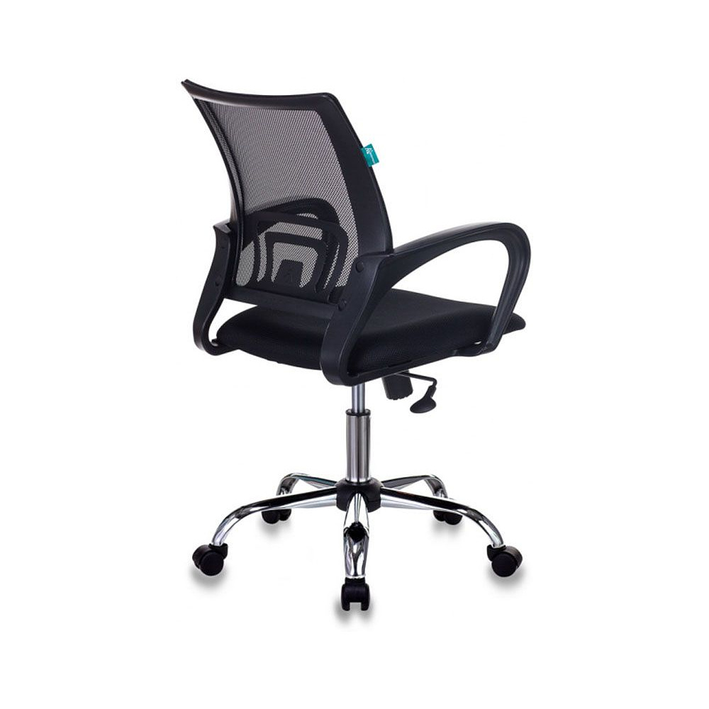 Кресло для персонала Бюрократ "CH-695N/SL/BLACK", ткань, хром, черный  - 3