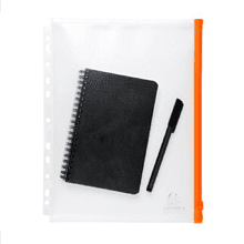 Папка-конверт на молнии "Exactive",  А4, прозрачный