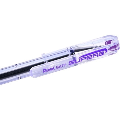 Ручка шариковая "ВК 77", 0.7 мм, прозрачный, стерж. фиолетовый - 3