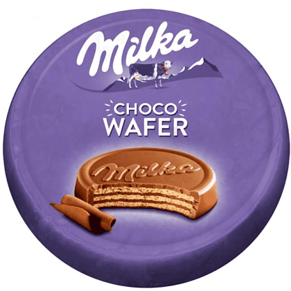 Вафли "Milka. Choco Wafer" с какао, покрытые молочным шоколадом, 30 г