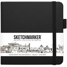 Скетчбук "Sketchmarker", 12x12 см