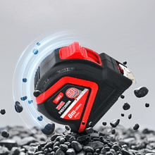 Рулетка Deli RS EDP5524, 8 м х 25 мм, нейлоновое покрытие