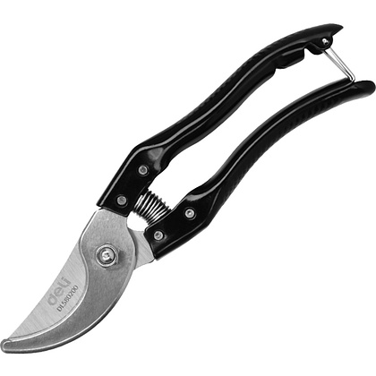 Секатор садовый "Deli" EDL580200, 205 мм, черный, серебристый