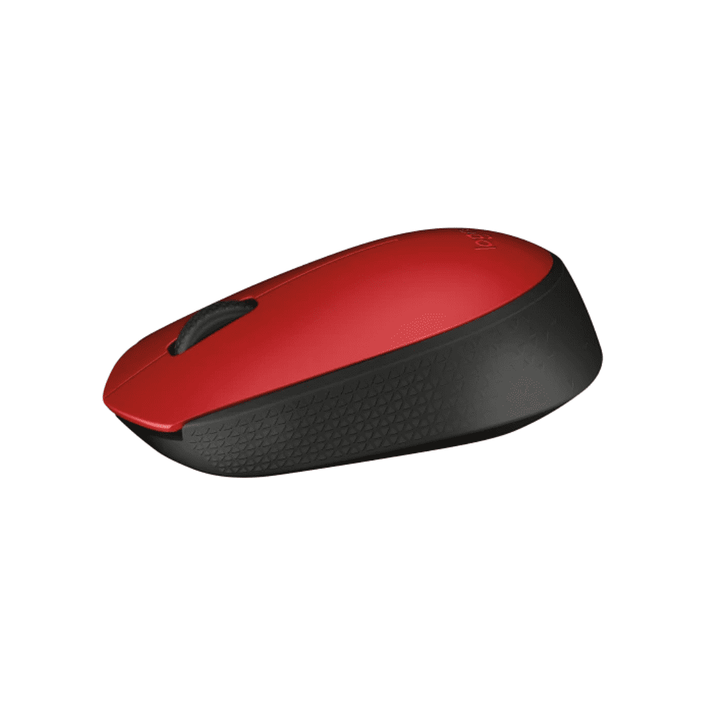 Мышь Logitech "Mouse M171", беспроводная, 1000 dpi, 3 кнопки, красный - 3