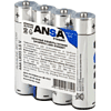 Батарейки алкалиновые ANSA Standart "LR03/BL-4 (AAA)", 4 шт, щелочные - 3
