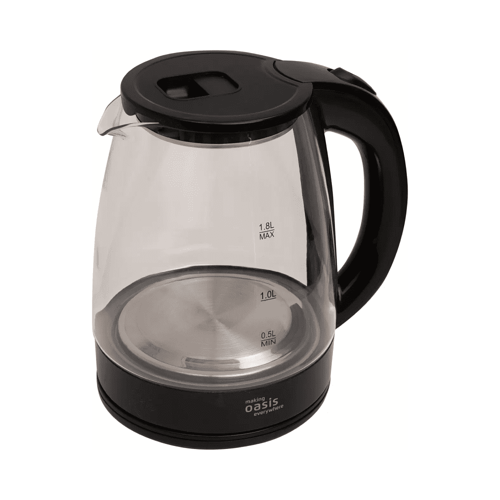 Электрочайник Oasis K-8GB, пластик, стекло, черный - 2