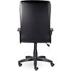 Кресло для руководителя UTFC Атлант В пластик, кожа К-01, черный  - 4