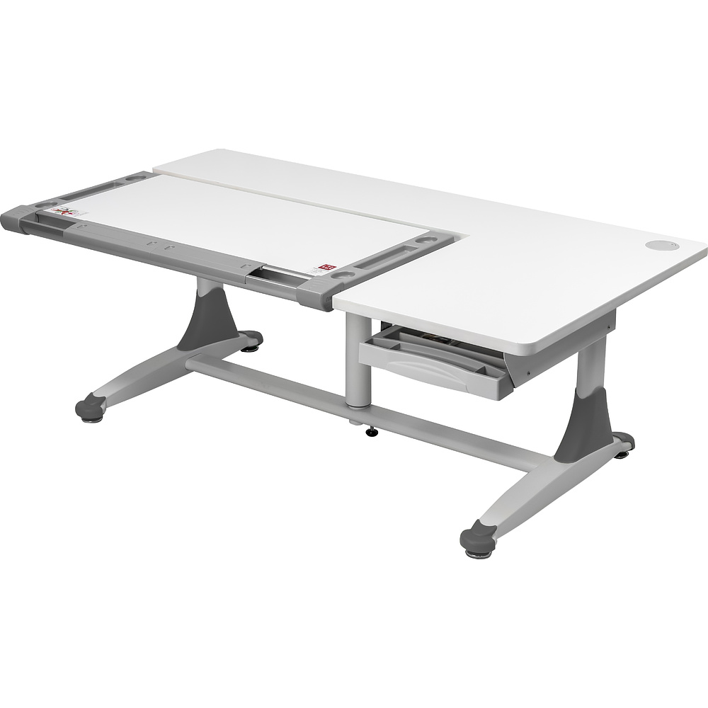 Стол Comf-Pro King Desk, 1400х765х(530-770) мм, белый, зеленый - 4
