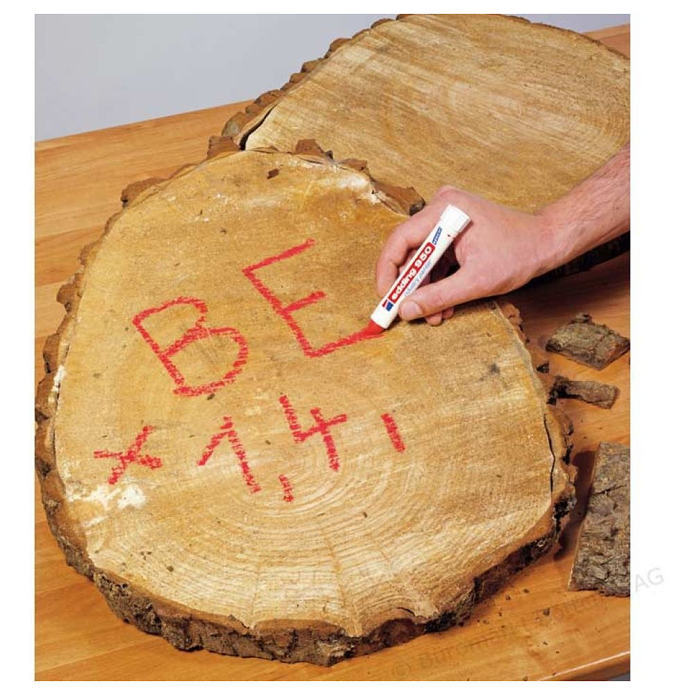 Маркер перманентный Edding "950", красный - 2