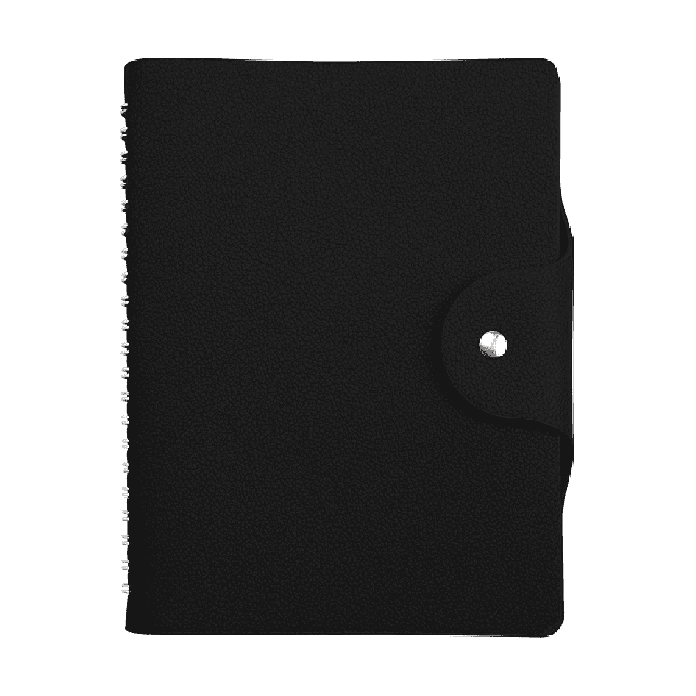 Ежедневник недатированный "Torino", А5, 272 страницы, черный
