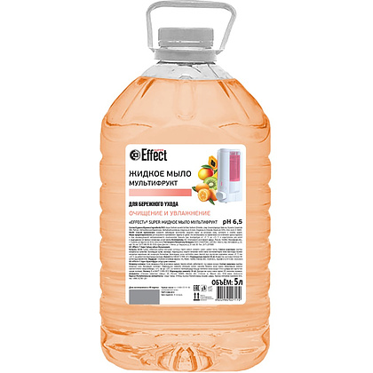 Мыло жидкое Effect Super, 5 л, мультифрукт 