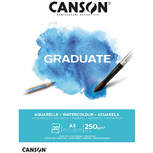 Блок-склейка бумаги для акварели "Canson Graduate"