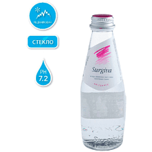 Вода минеральная природная питьевая «Surgiva», 0.25 л., газированная