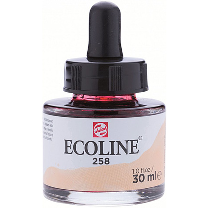 Жидкая акварель "ECOLINE", 258 абрикосовый, 30 мл