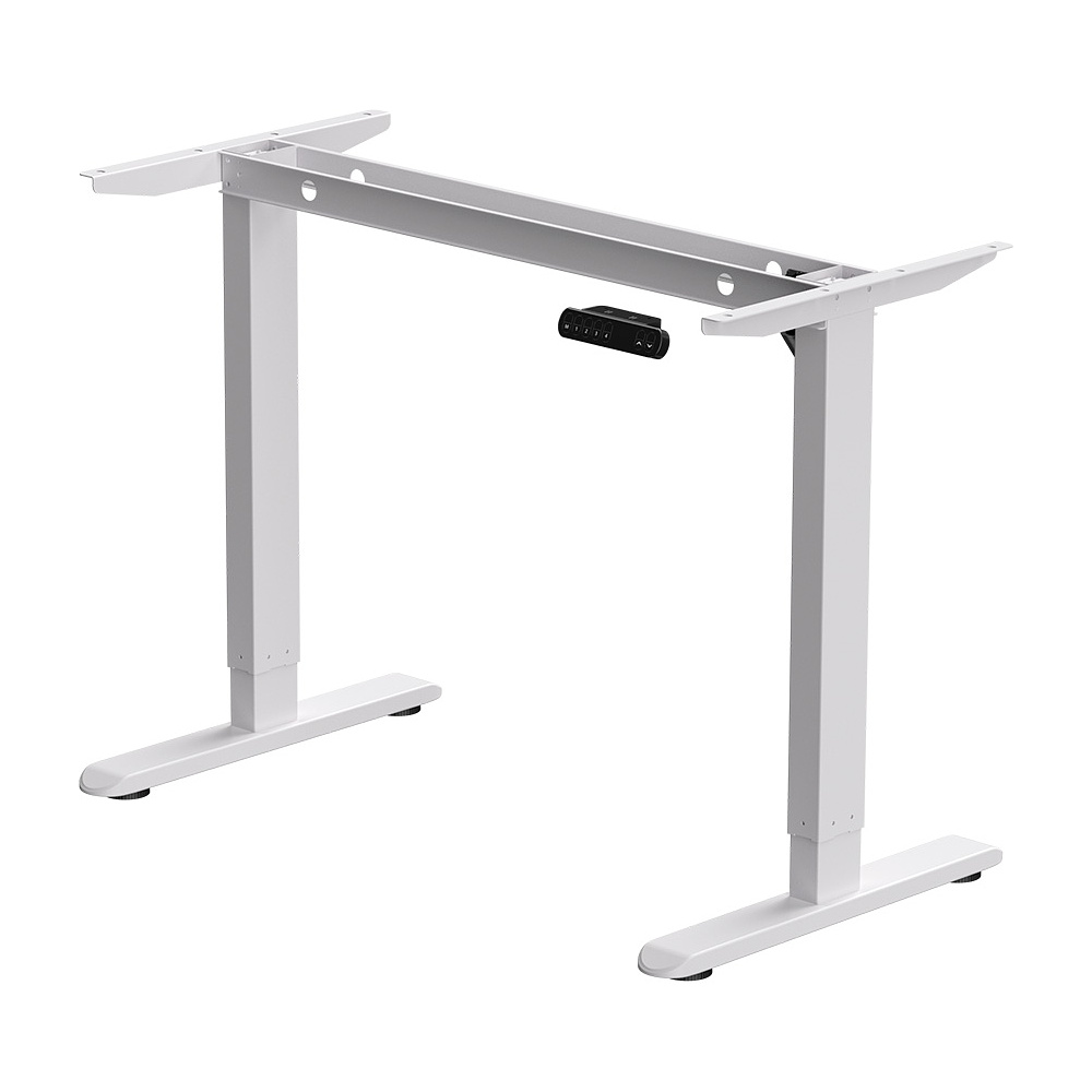Стол с электроприводом WellDesk Basic 1200x675х18 белый/белый альпийский (9191460+9197776) - 4
