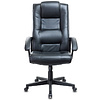 Кресло для руководителя "Бюрократ T-9906N/BLACK", кожа, пластик, черный - 2