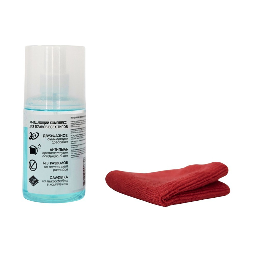 Чистящий набор для экранов "ZALA ZL93200" спрей 200 мл + салфетка из микрофибры