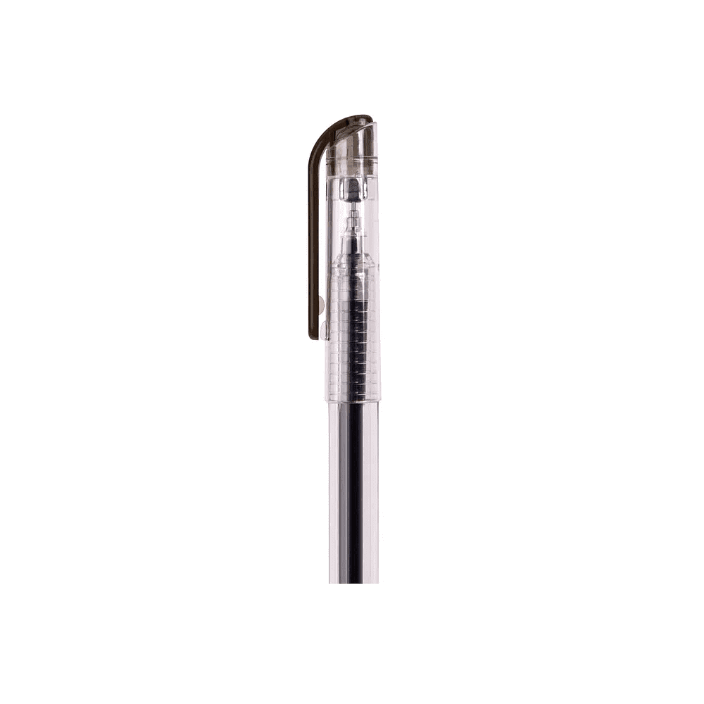 Ручка гелевая "My-Gel Standard", 0.5 мм, прозрачный, стерж. черный - 3