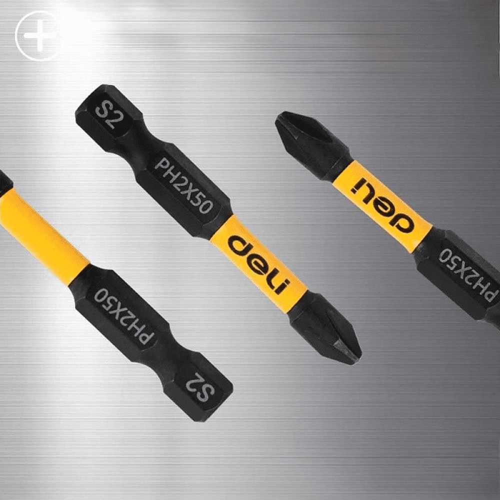 Бита Deli YS EDL251050, ударная, 10 шт., PH2 x 50 мм - 5