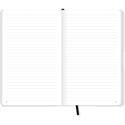 Блокнот "Wool & cotton", А5, 96 листов, линейка, белый - 3