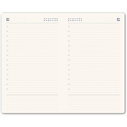 Ежедневник недатированный Enote "Stellar", А5, черный, синий - 3