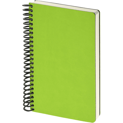 Ежедневник недатированный "Agenda", А5, на спирали, салатовый - 2