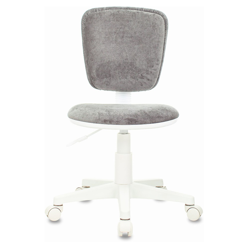 Кресло детское Бюрократ CH-W204NX, ткань, пластик, серый - 2