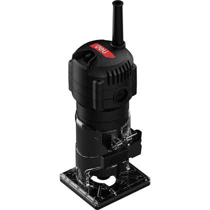 Фрезер кромочный Deli RS EDE-XB550-1E, 550 Вт, 6 мм, коробка, черный - 3