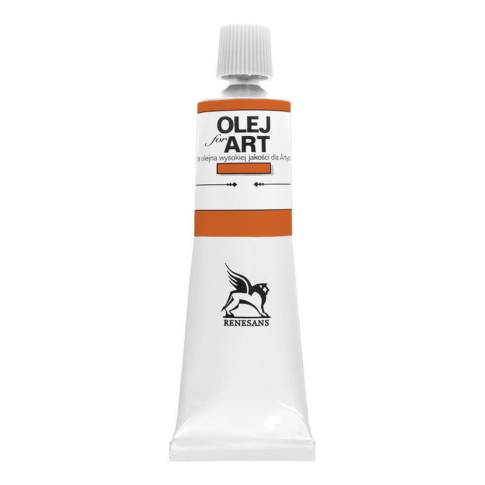 Краски масляные Renesans "Oils for art", 62 краповая лак розово-золотистый, 60 мл, туба