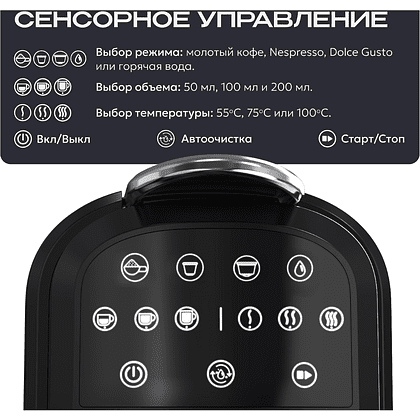Кофеварка капельная RAGEX R408, черный - 3