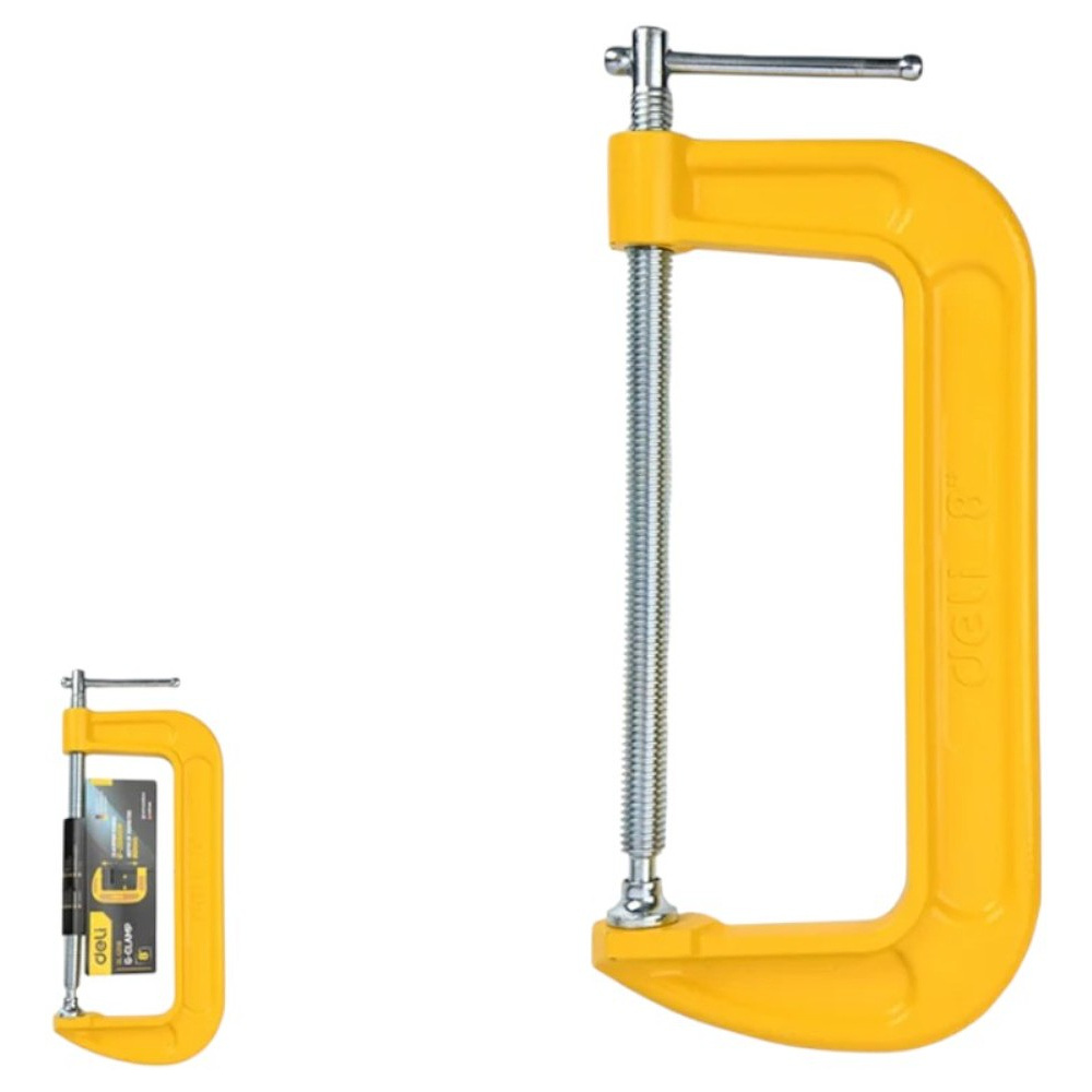 Струбцина G-образная Deli YS EDL-G208, 150 мм