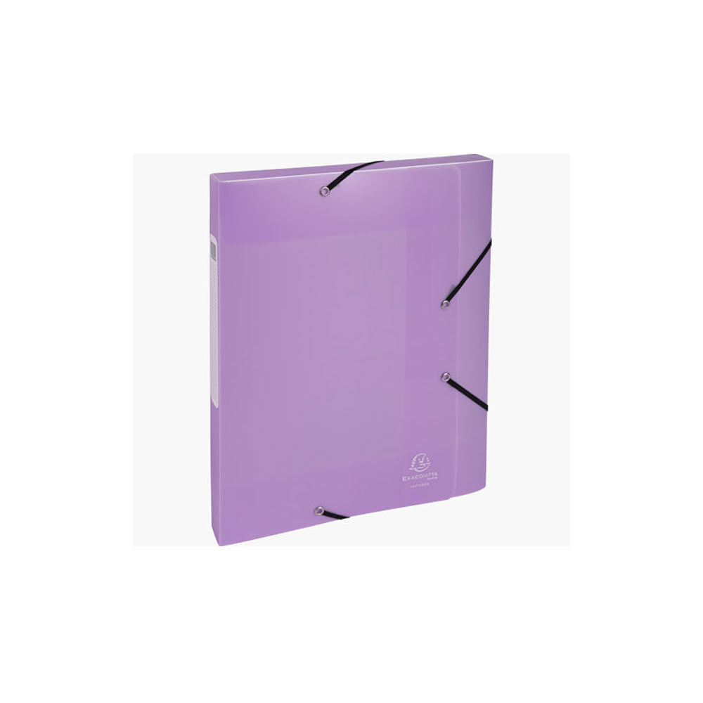 Папка на резинках "Chromaline Pastel", A4, 25 мм, пласт., ассорти - 16