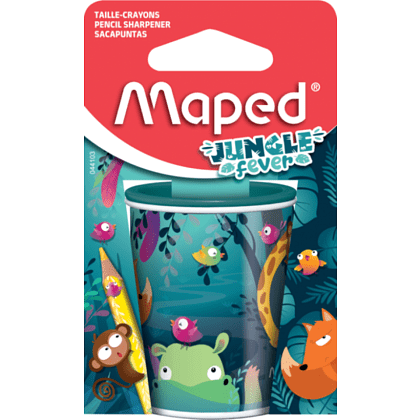 Точилка Maped "Jungle fever", 2 отверстия, бирюзовый  - 3