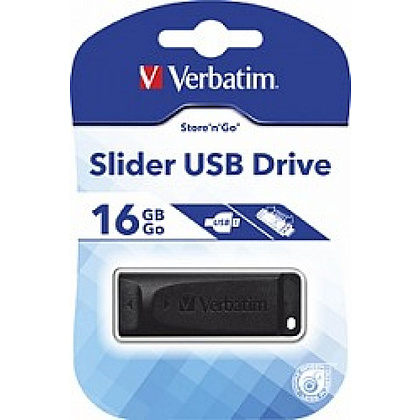 USB-накопитель "Slider", 64 гб, usb 2.0, черный - 2