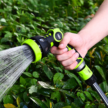 Пистолет-распылитель Deli GS EDL8762, 9 функций, быстросъем, фиксатор курка, черный, зеленый - 5