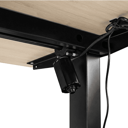 Стол с электроприводом двухмоторный Fit Focus Space Dual (720-1200 мм), черный/Сосна Аланд полярная (регулируемый по высоте каркас арт. 9220296 и столешница арт. 9072455) - 4