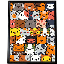 Картина по номерам "Котики"