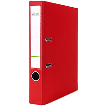 Папка-регистратор "Yesli:", А4,  50 мм, ПВХ, красный
