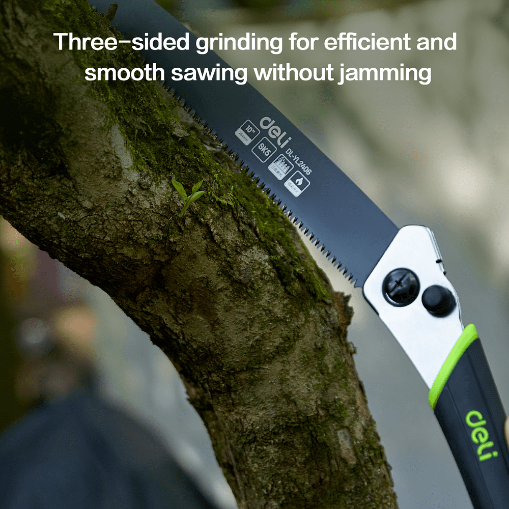 Пила садовая Deli GS EDL-YL2404, 178 мм, складная - 4